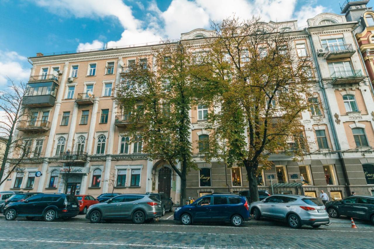 Квартира На Золотых Воротах, Центр Kyjev Exteriér fotografie